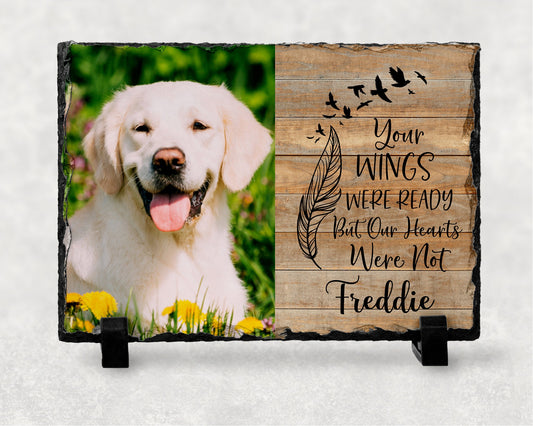 Personalised Dog Memorial Slate