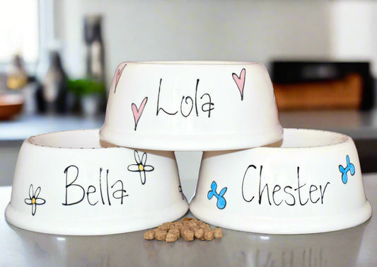 Personalised Slanted Whimsical bowl