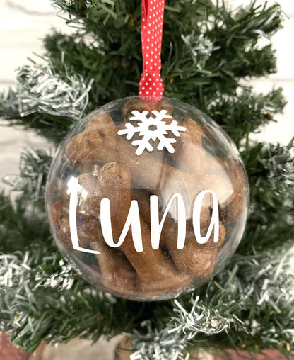 Personalised Filled Christmas Bauble