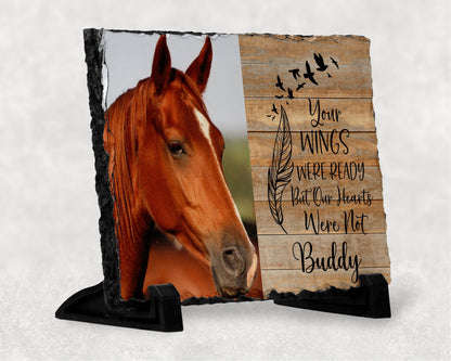 Personalised Horse Memorial Slate